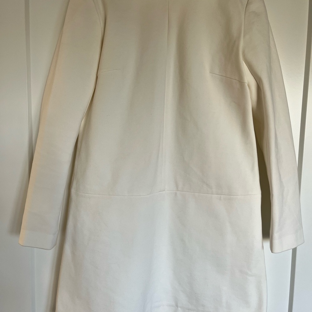 Elegant White Women's A-line Dress